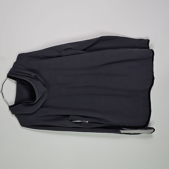 Pink Victoria's secret large gray and white zip up hoodie - Picture 5 of 6